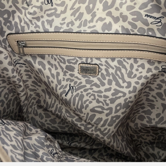 Guess Blue and Tan Tote Bag - Picture 11 of 15